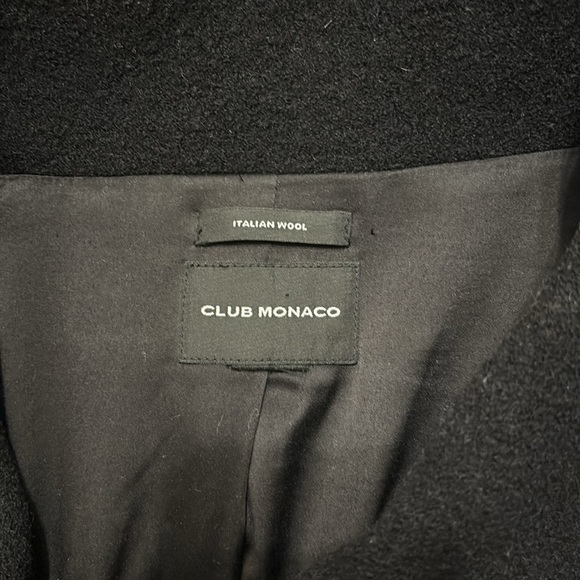 Club Monaco black wool jacket. Size M - Picture 2 of 11